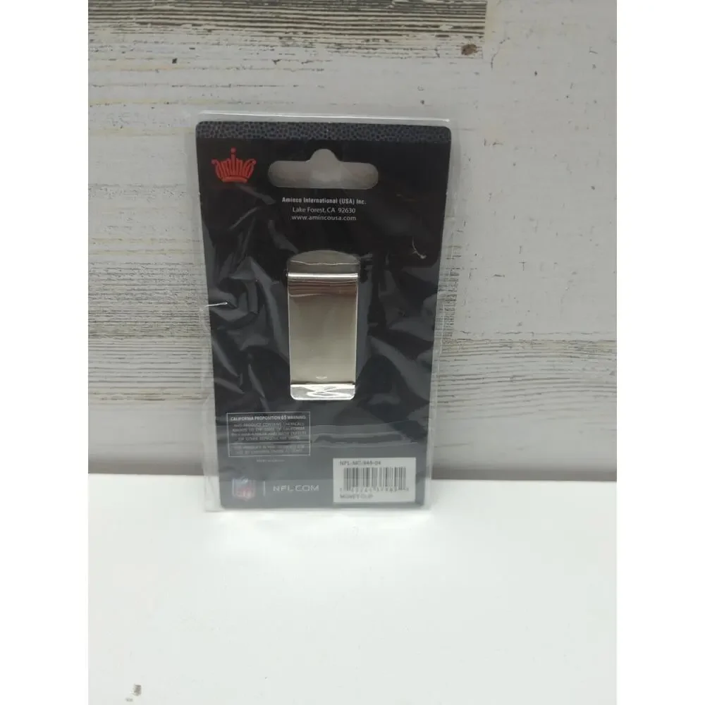 Denver Broncos‎ NFL Steel Money Clip Silver Tone Officially Licensed New